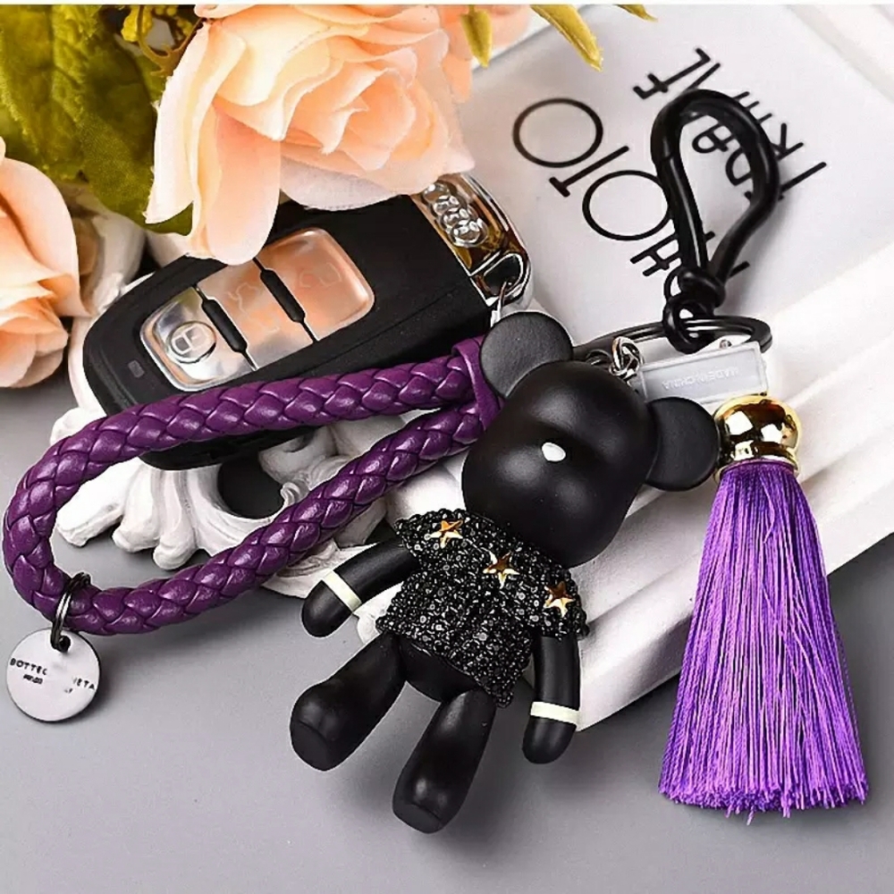 BEARY CHARMING KEY RINGZ ▪︎ Purple - Picture 3 of 13